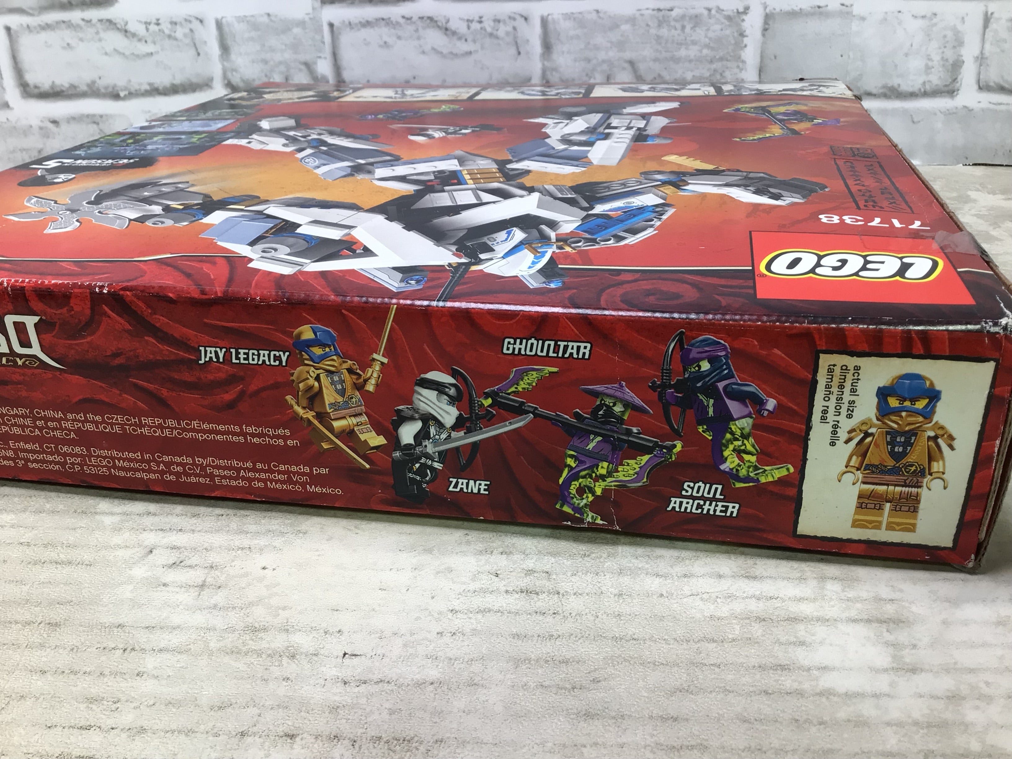 LEGO NINJAGO Legacy Zane's Titan Mech Battle 71738 Ninja Toy Building Kit (7702985539822)